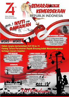 Desain Poster Lomba 17 Agustus PSD