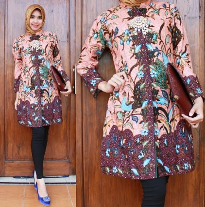 33 Model Tunik Batik Terbaru 2019 Modern Cantik 