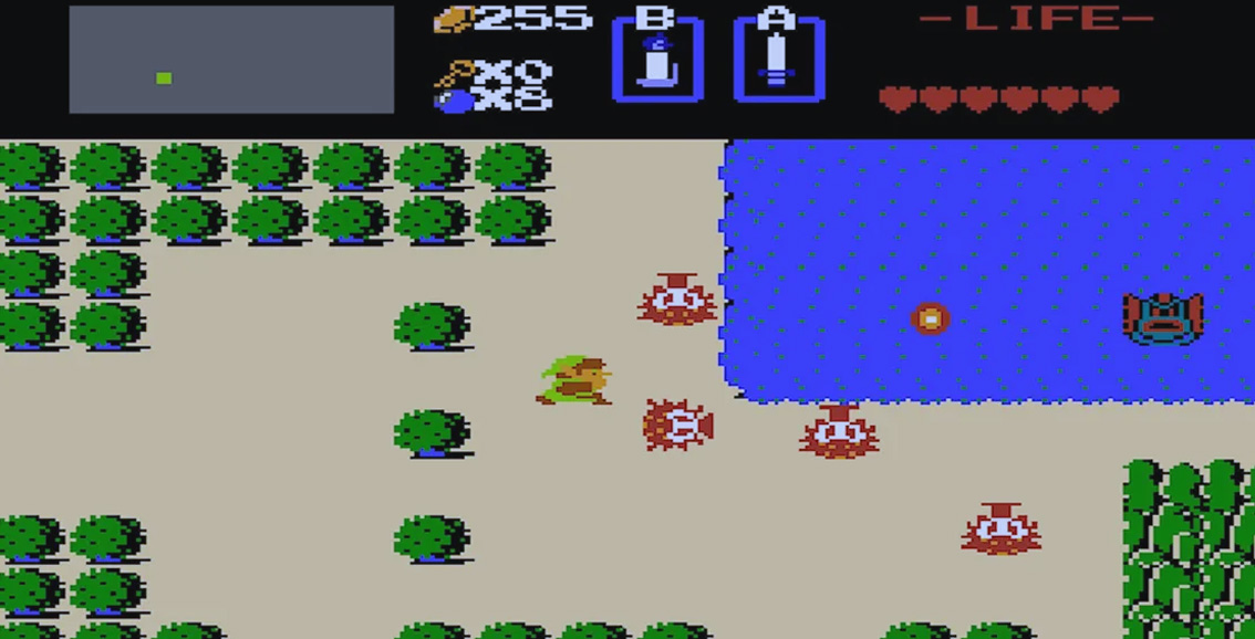 Due to a Doom Mod, the original NES Legend of Zelda can be played in virtual reality