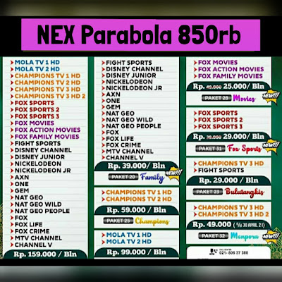 Nex Parabola Padang Siarkan Liga Inggris 2021 Premier League 0822.1449.5752 850rb Pasang Pertama Nantikan Diskonnya