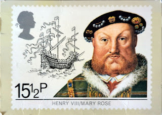 Postcard Examples: King Henry VIII in Bath England