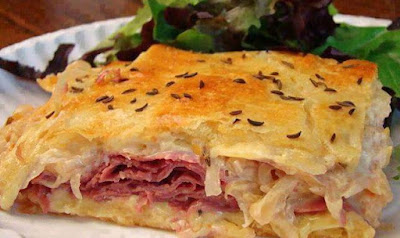 Reuben Crescent Bake