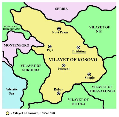 Here are two maps of the Ottoman Vilayet of Kosovo.