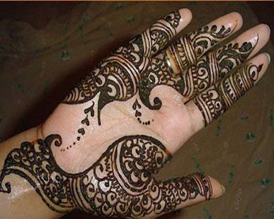 Beautiful Arabic Henna For Bridal & EID By Falguni Rajpara 2013 Images For Legs Designs 3 Pics HD