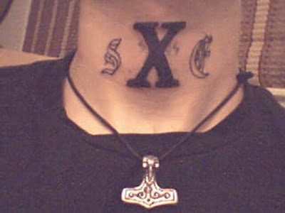 edge tattoo. Straight Edge Tattoo Pictures