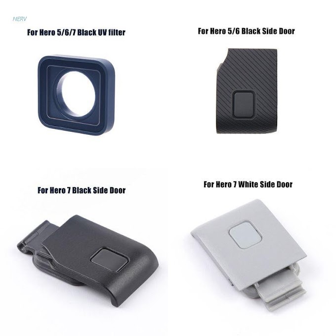 NERV UV Filter Lens Side Door Cover USB-C Mini HDMI Port Side Protector for Go-Pro HERO5/6/7 Black/7 White Accessories