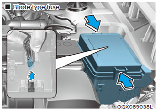 Blade type fuse