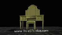 Vanity Table 3D Model Free STL Image