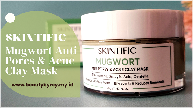 Review SKINTIFIC Mugwort Anti Pores & Acne Clay Mask