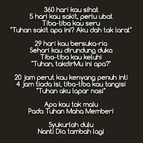 Tazkirah Jumaat Syukur Selalu