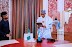 How VP Osinbajo Surprised President Buhari With A Christmas Gift - Photos