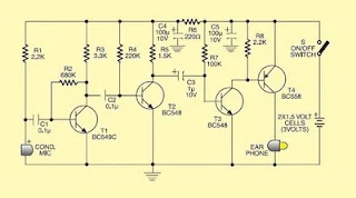 Hearing aids circuit schematics