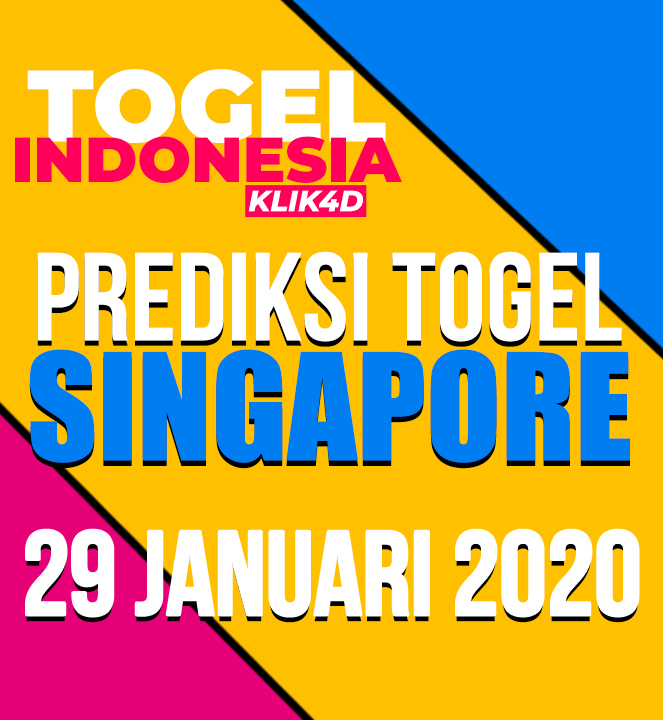 Prediksi Angka Main Togel Singapore 29 Januari 2020 Paito Jitu