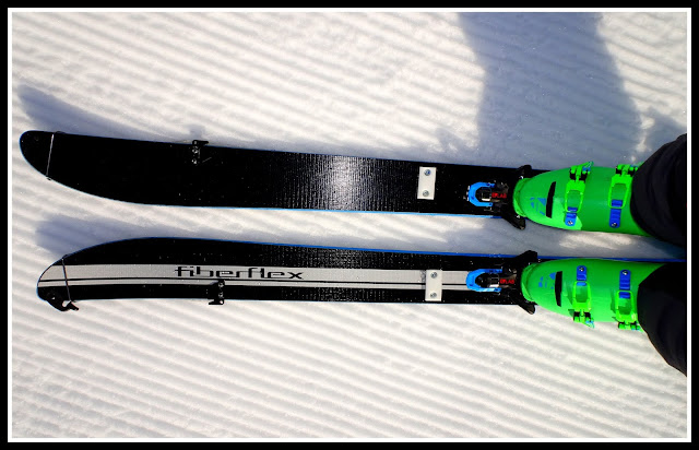 split monoski fiberflex aluflex