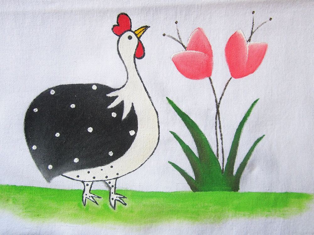 Como pintar uma linda galinha Aula completa Pintura em tecido 