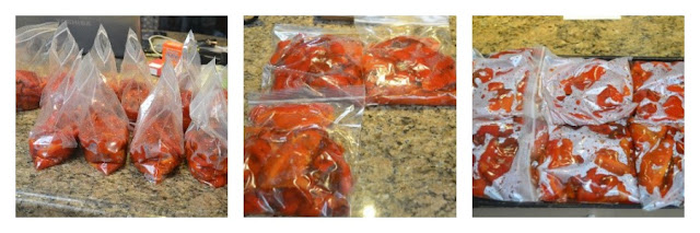 preserving roasted red peppers