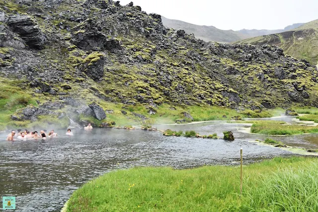 Aguas termales en Landmannalaugar, Islandia