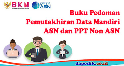 Buku Pedoman Pemutakhiran Data Mandiri ASN dan PPT Non ASN