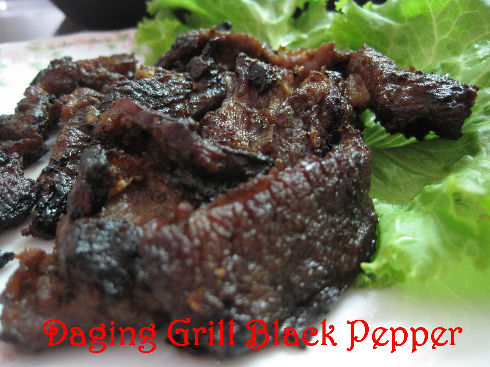 Daging Grill Black Pepper  Resepi Minggu Ini