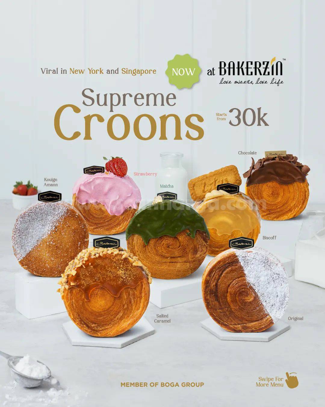Bakerzin Promo Supreme CROONS harga mulai dari Rp 30RB