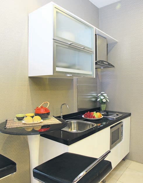 Contoh desain dapur minimalis type 36