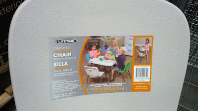 Have your kids have a place to sit with the Lifetime Children's Stacking Chair