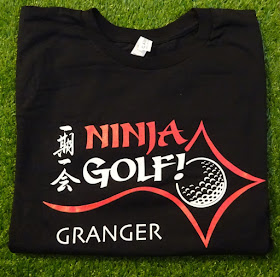 A Ninja Golf t-shirt