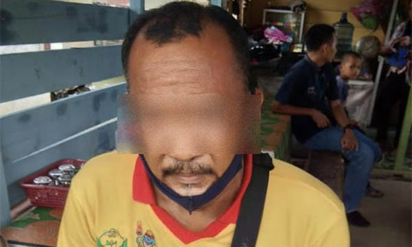 Tiga Tahun Cabuli Anak Kandung Sampai Hamil, Pria di Inhu Diringkus Polisi