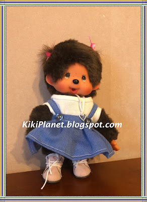 kiki monchhichi vêtement jupe poupée doll, clothes sewing handmade fait main