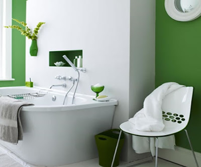 Green Interior Design Bathroom Decoration