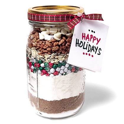 Holiday Cookies in a Jar