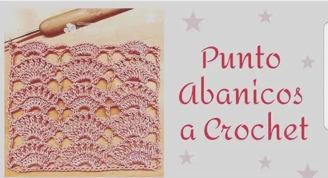 Paso a Paso de Punto Abanico Tejido a Crochet