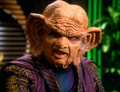 Zek appears in a total of seven episodes of Deep Space Nine 