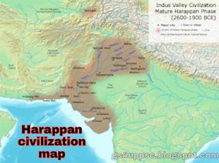 Hadappa sabhyta ka vistar map