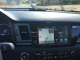 Infotainment display in 2019 Kia Niro EV EX Premium