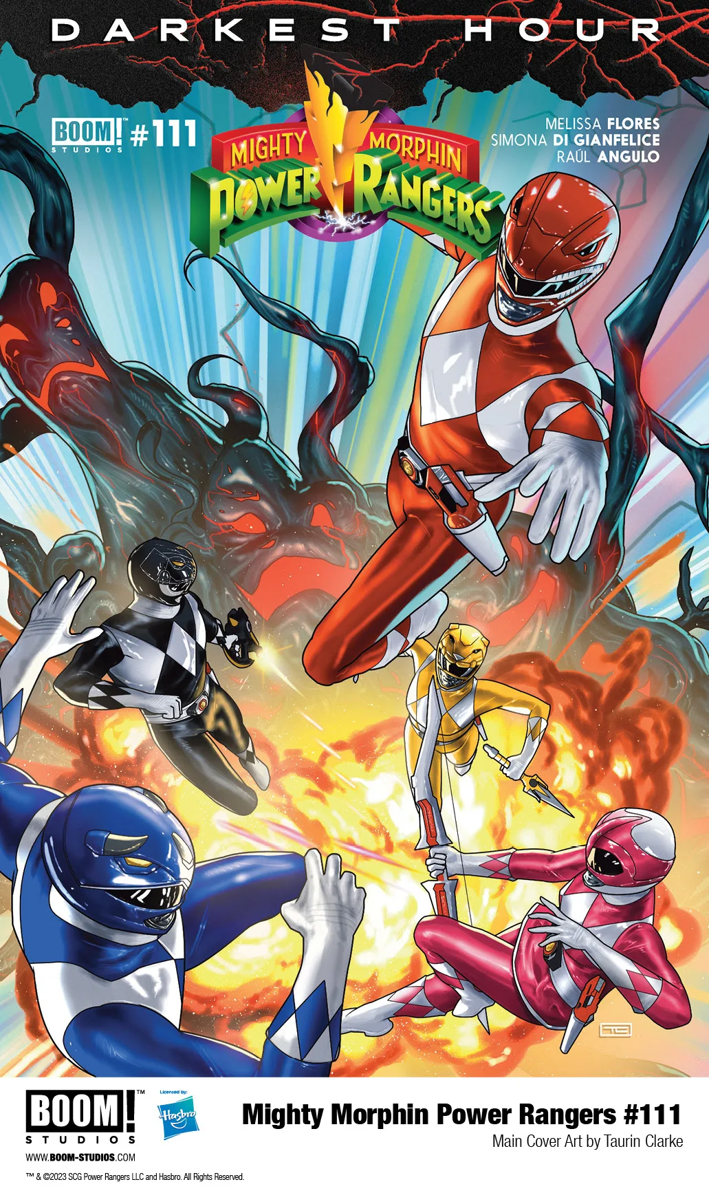 Mighty Morphin Power Rangers #111 - Main Cover