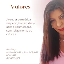 Missão, Visão e Valores, psicologa sp