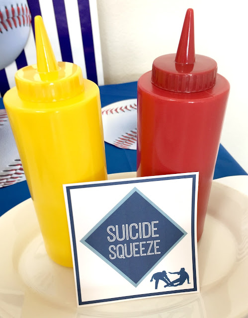 Baseball Party Foods- suicide squeeze