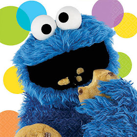 Cookie Monster party theme-great napkins to use!