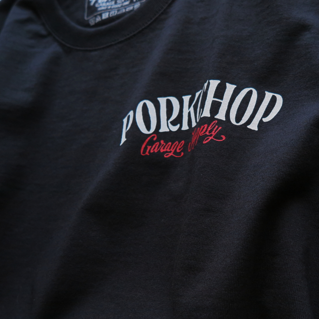 【PORKCHOP GARAGE SUPPLY/ポークチョップガレージサプライ】NEW PORK FRONT & BACK TEE 明日発売！