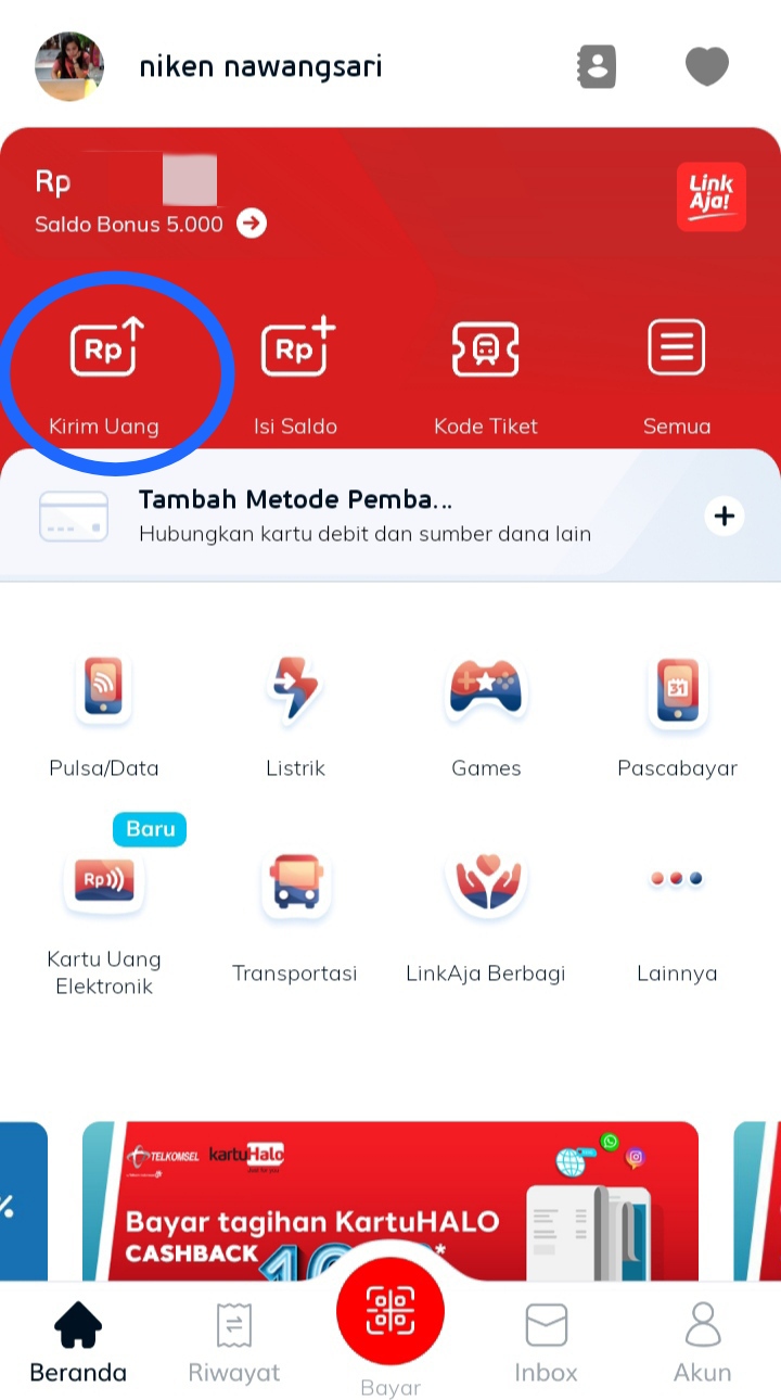 Cara Transfer Saldo Linkaja Ke Rekening Bri