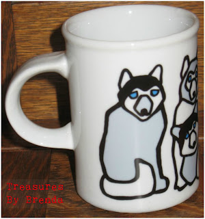 Marc Tetro Siberian Husky Coffee Mugs