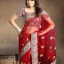 This Karwa Chauth Dress the Way New Bride does by Wearing Red Designer saree