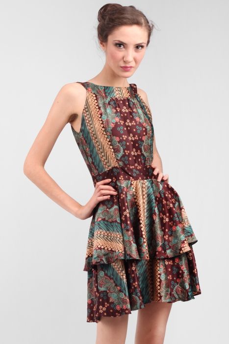 Inspirasi 20 Dress Batik Modern Keren Untuk Remaja 