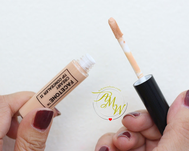 a photo of Tony Moly FACETONE Creamy Tip Concealer Review in shade P01 Pink Beige