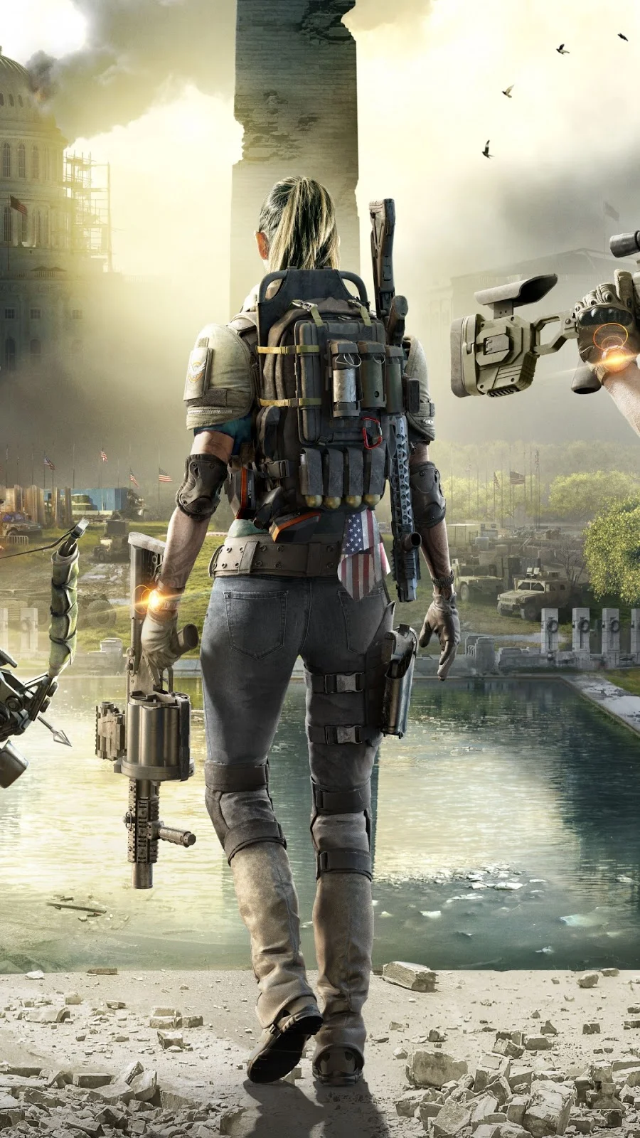 Papel de parede grátis The Division 2 E3 Tom Clancy’s Jogo 2019 para PC, Notebook, iPhone, Android e Tablet.