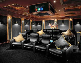 Home Theater Decorating on Artistic Home Interior  Home Theater Design