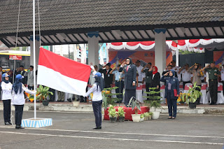 Kapolres Kulon Progo hadiri  Upacara Hari Perhubungan Nasional Tahun 2023