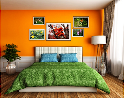 Kumpulan Desain Gambar Interior Rumah Warna Cat Orange Yang Menawan 