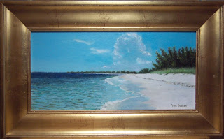 Peter Buchan oil painting Looking North to Casey Key